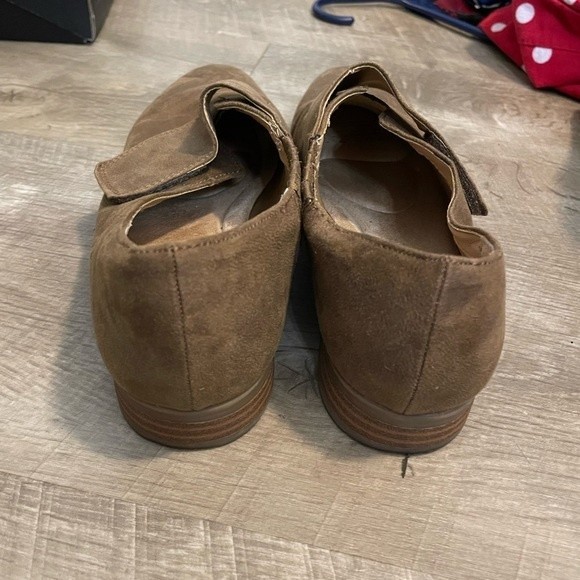 Abella True Comfort Faux Suede Velcro Loafers Size 8 - Picture 4 of 6